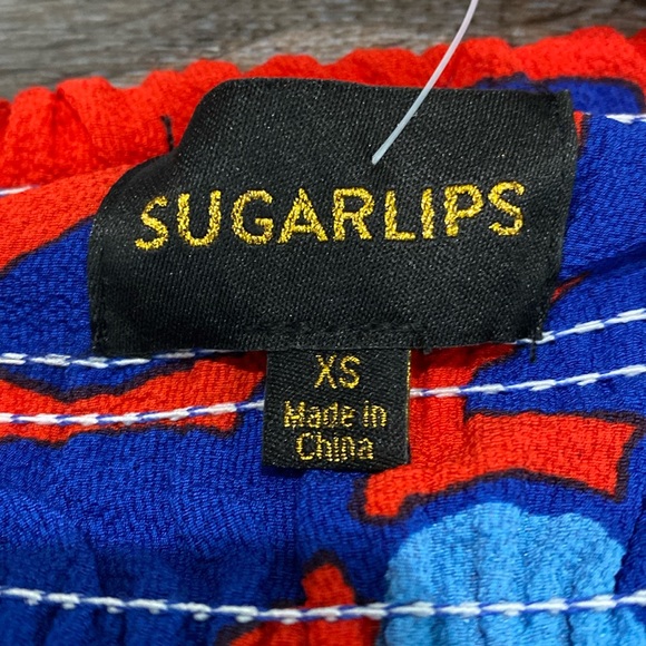 NWT🌺Sugarlips Matador Floral Eclipse Ruffle Skirt Size XS - Picture 13 of 16